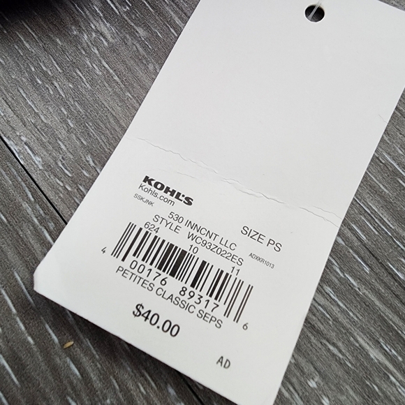 Croft & Barrow Lilac Lightweight Zip Jacket NWT Size petite Small - Picture 3 of 7